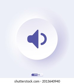 speaker_3 Icon. Multimedia icons. Audio Video Well-crafted Pixel Perfect Vector Icons. Vector illustration