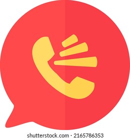 Speakerphone smartphone app button icon vector. Handsfree calling mobile phone application function for communication. Cellphone electronic gadget interface flat cartoon illustration