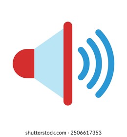 Altavoces Flat Icon Design Para Personal nad Uso comercial