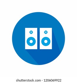Speakers Flat Icon, Vector and Stock Photos 