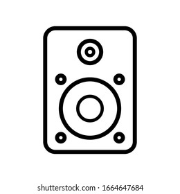 plantilla vectorial de diseño de iconos de altavoces