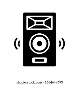 plantilla vectorial de diseño de iconos de altavoces