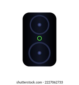 speakers icon on a white background, vector illustration, vector illustration