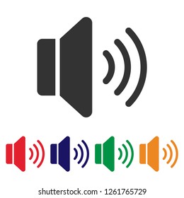 Speakers icon vector