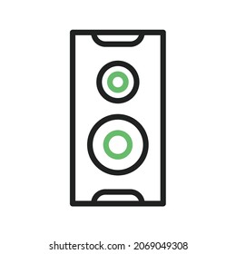 Speakers icon vector image. Can also be used for Physical Fitness. Suitable for mobile apps, web apps and print media.