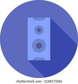 Imagen vectorial de icono de altavoces. También se puede usar para Noticias y Multimedia. Adecuado para aplicaciones móviles, aplicaciones web y medios impresos.
