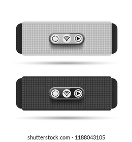 Speakers, icons. Vector Illustration