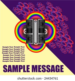 Speakers Retro Flyer