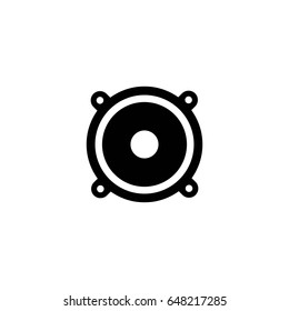 speakers sound vector icon