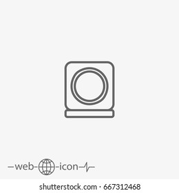 speakers sound vector icon