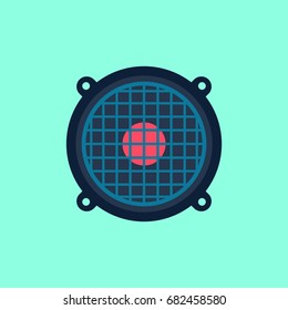 speakers sound vector icon