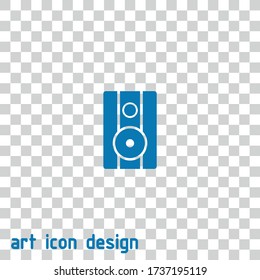 altavoces sonido vectorial icono en fondo aislado