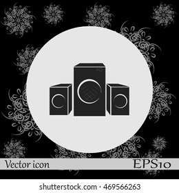 Speakers vector icon