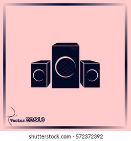 Speakers vector icon
