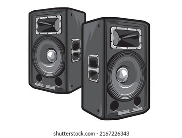 Speakes Sound Vektor Art Design