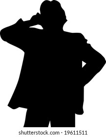 speaking businessman