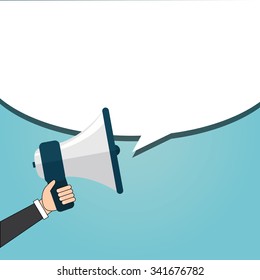 Speaking businessman