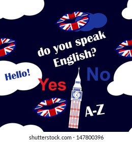speaking english background