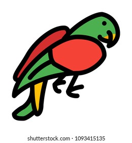 Speaking Flying Parrot