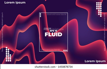 Speaking sound  fluid neon background waves illustration vector. Suitable For Wallpaper, Banner, Background, Card, Book Illustration, landing page