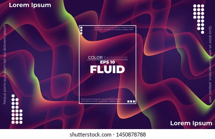 Speaking sound  fluid neon background waves illustration vector. Suitable For Wallpaper, Banner, Background, Card, Book Illustration, landing page