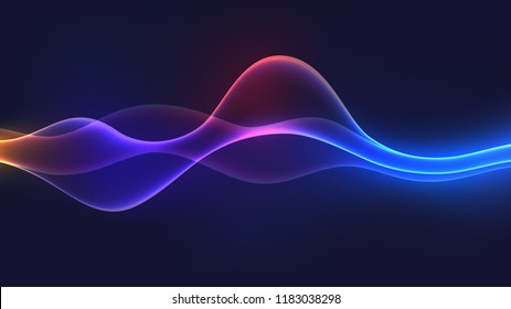 Speaking sound wave illustration vector
