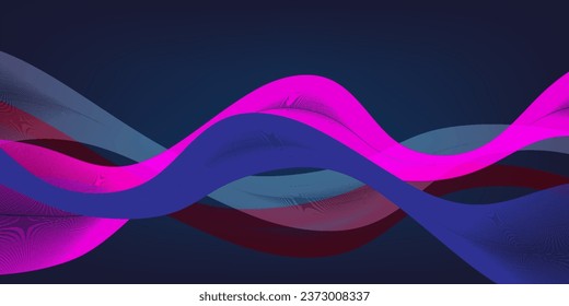 Speaking Sound Wave Illustration Vektorgrafik. Vektorgrafik