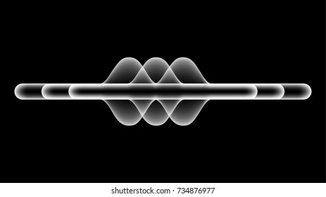 Speaking sound wave illustration vector