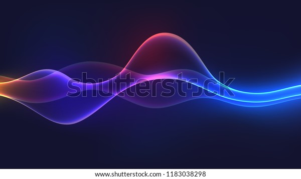 Speaking sound wave\
illustration vector