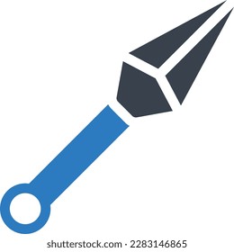 ilustración vectorial de flecha de punta en un fondo transparente.Símbolos de calidad premium.Iconos vectoriales de glifos para diseño de concepto y gráfico.