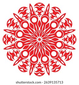 Spear of God Round Ornament Illustration