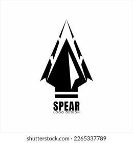 Spear head logo design unique concept.