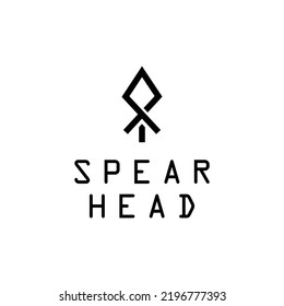 Spear Head Logo Icon Vector.