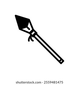 spear icon with glyph style