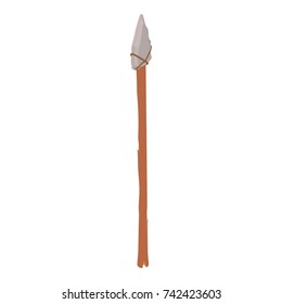 Spear icon. Isometric illustration of spear vector icon for web