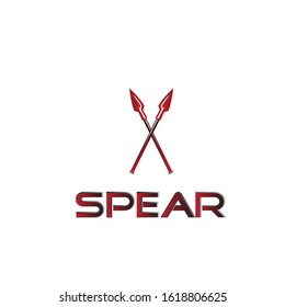 spear icon logo design for multiple use 