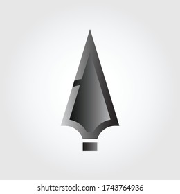 spear icon logo design vector for multiple use 