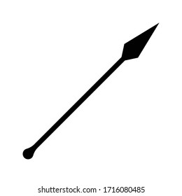 Spear icon on white background