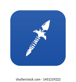 Spear icon. Simple illustration of spear vector icon for web