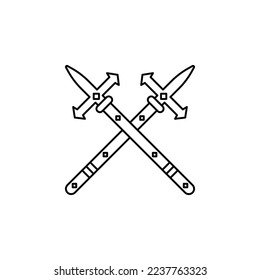 the spear icon is suitable for your web, apk or project with a medieval theme
