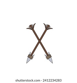 Spear Icon. Spear Symbol. Spear Illustration