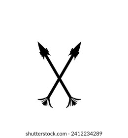 Spear Icon. Spear Symbol. Spear Illustration