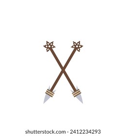 Spear Icon. Spear Symbol. Spear Illustration