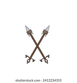 Spear Icon. Spear Symbol. Spear Illustration