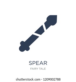 Spear icon. Trendy flat vector Spear icon on white background from Fairy Tale collection, vector illustration can be use for web and mobile, eps10