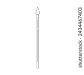 spear icon vector illustration design