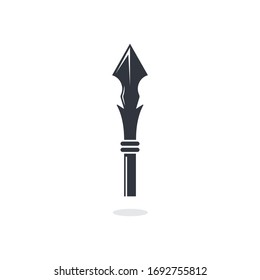 Speersymbol, Vektorgrafik-Design-Vorlage