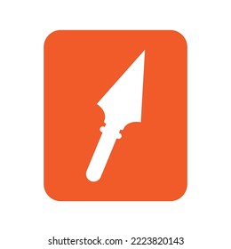 spear icon vector illustration symbol design