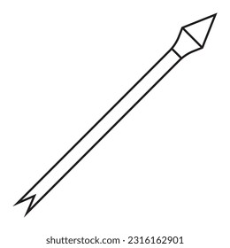 spear icon vector template illustration logo design