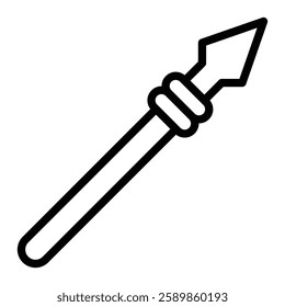 Spear Line Icon Design For Personal And Commercial Use